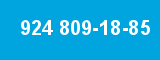 924 809-18-85